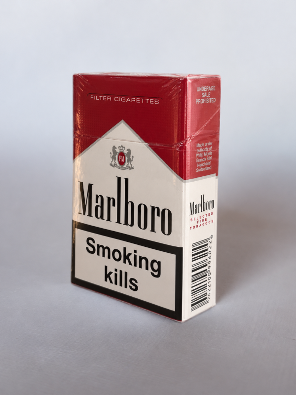 Сигарети Marlboro KS Red (Мальборо КС Червоний Золоте кільце) Кругла пачка
