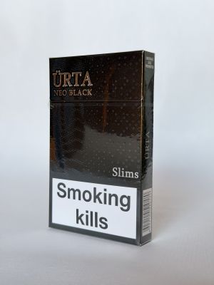 Сигарети Urta Neo Slims Black (Юрта Нео Слімс Чорний)
